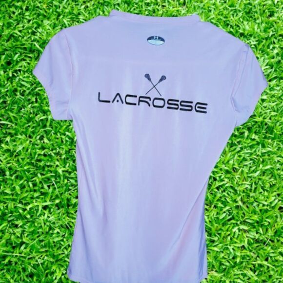 UNDER ARMOUR LACROSSE TEE SHIRT PINK Medium - Picture 1 of 14